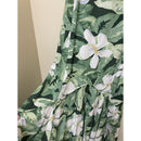 Green Tiare Rayon Long Dress 2701-12