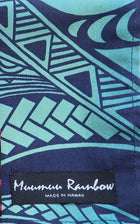 Ombre Tapa Polynesian Print Fabric Gift Wrap | Eco Wrapping Cloth & Bandanna| SMALL - Muumuu Outlet