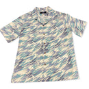 Surfer Camouflage Beach Style Hawaiian Shirt | Blue,Grey-2