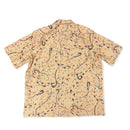 Fish Hook Lucky Print Hawaiian Shirt | Bronze-2