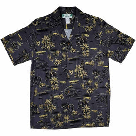 Old Vintage Style Hawaiian Print Shirt