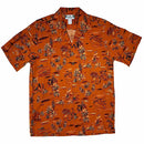 Old Vintage Style Hawaiian Print Shirt