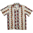 Hula Girl Vintage Inspired Rayon Hawaiian Shirt | White - Muumuu Outlet