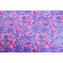 Dancing Leaf Print Hawaiian Fabric | Pink and Purple - Muumuu Outlet