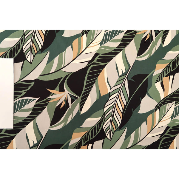 Palm Leaf Hawaiian Fabric | Green C093G - Muumuu Outlet
