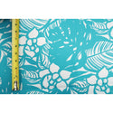 Modern Floral Cotton Fabric | Teal - Muumuu Outlet