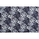 Modern Floral Cotton Fabric | Black & Grey - Muumuu Outlet
