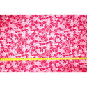 Two Shades Pink Plumeria Fabric - Muumuu Outlet