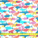 Fish & Turtle Tropical Animal Fabric - Muumuu Outlet