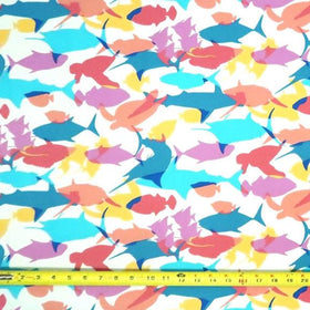 Fish & Turtle Tropical Animal Fabric - Muumuu Outlet