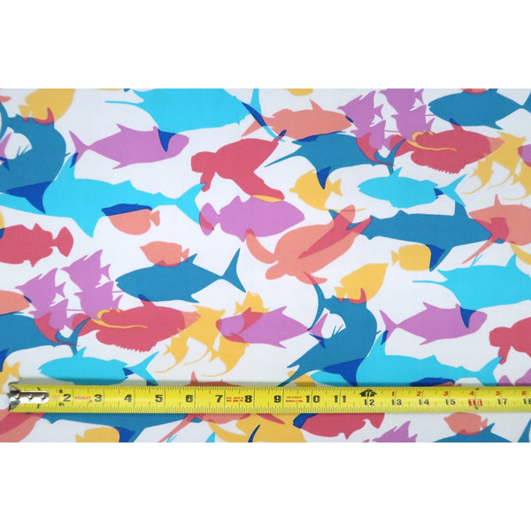 Fish & Turtle Tropical Animal Fabric - Muumuu Outlet