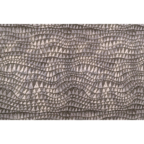 Shark Teeth Fabric 100% Cotton -Grey C241Gr - Muumuu Outlet