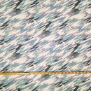 Camouflage Surfer Fabric | Green/Blue/Turquoise - Muumuu Outlet