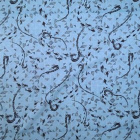 Blue Fabric Gift Wrap Furoshiki | Eco Wrapping Cloth LARGE - Muumuu Outlet