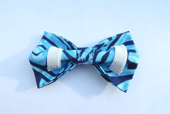 Blue Dog's Collar Bow Tie - Muumuu Outlet