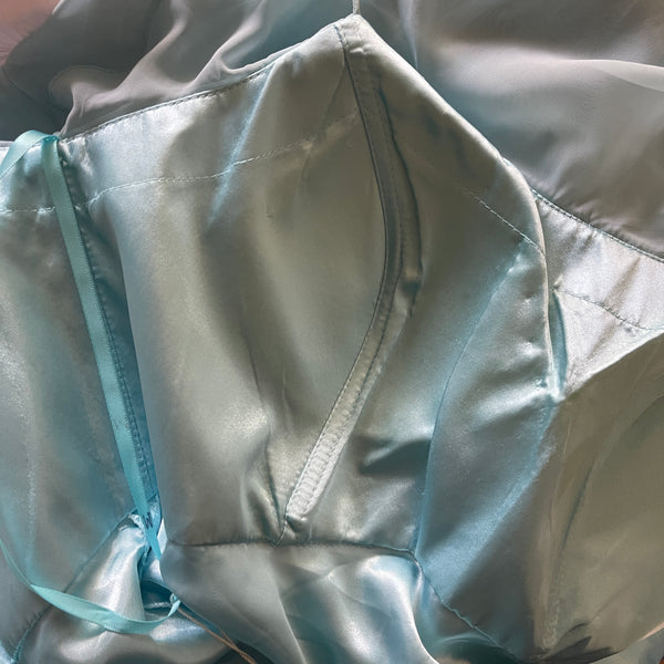 Light Blue Chiffon Party Dress