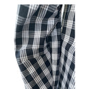 Black Palaka Traditional Hawaiian Muumuu Vintage Style Dress 6303-7