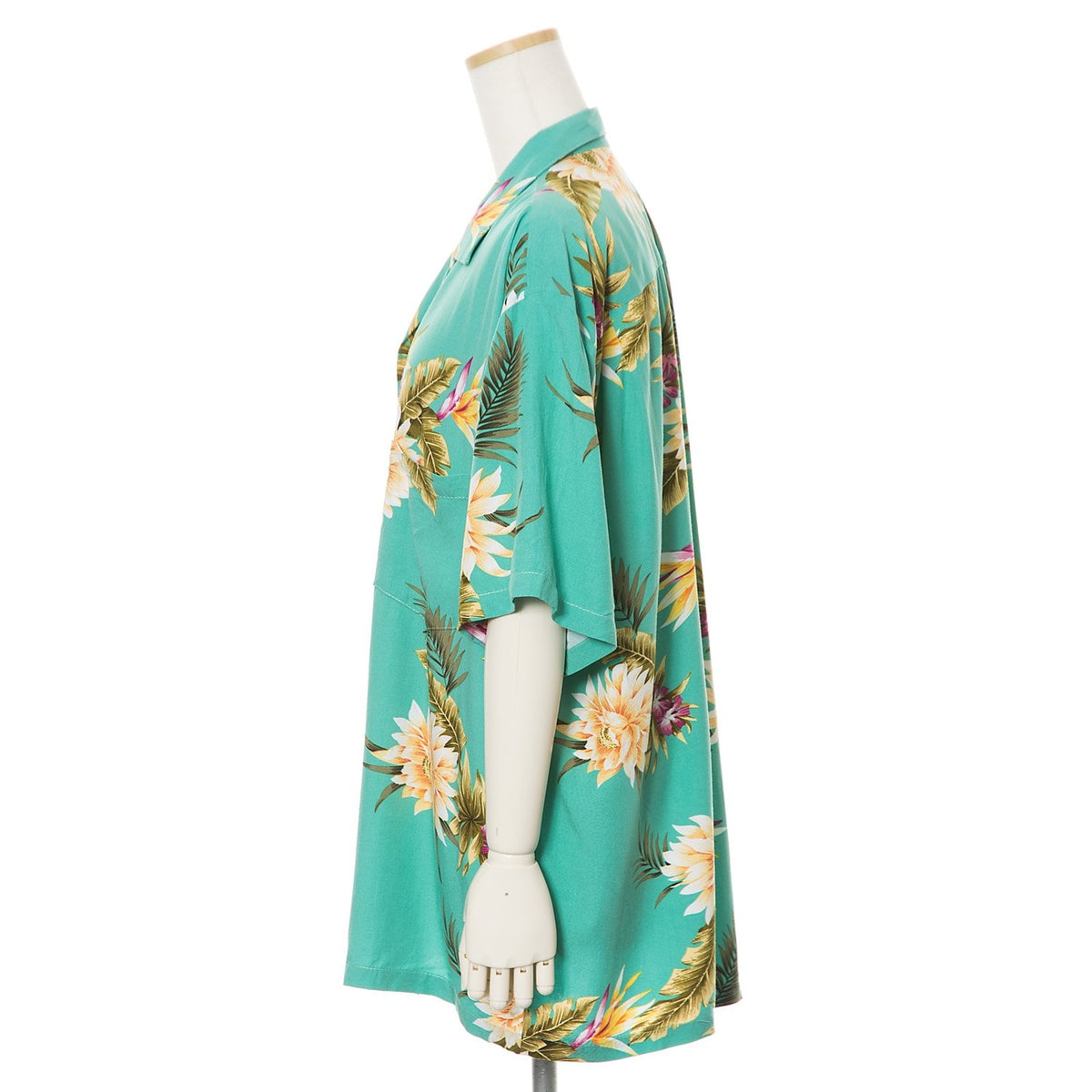 Mint Green Hawaiian Aloha Shirt - Muumuu Outlet