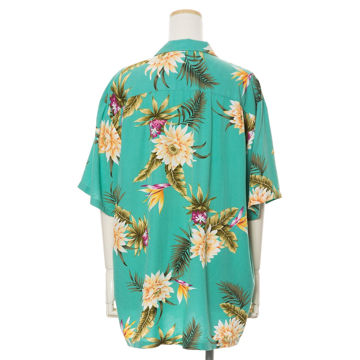 Mint Green Hawaiian Aloha Shirt - Muumuu Outlet