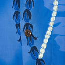 Lei Print Hawaiian Shirt | Blue - Muumuu Outlet