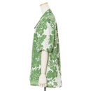 Green Hibiscus Hawaiian Shirt | Green - Muumuu Outlet