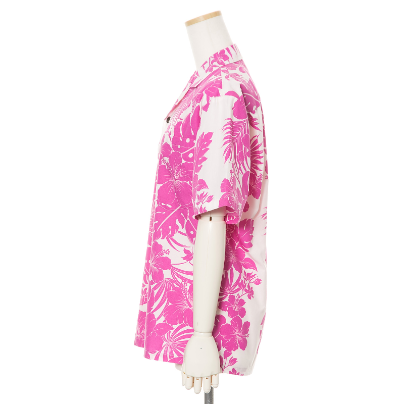 Pink Hibiscus Hawaiian Shirt | Pink - Muumuu Outlet