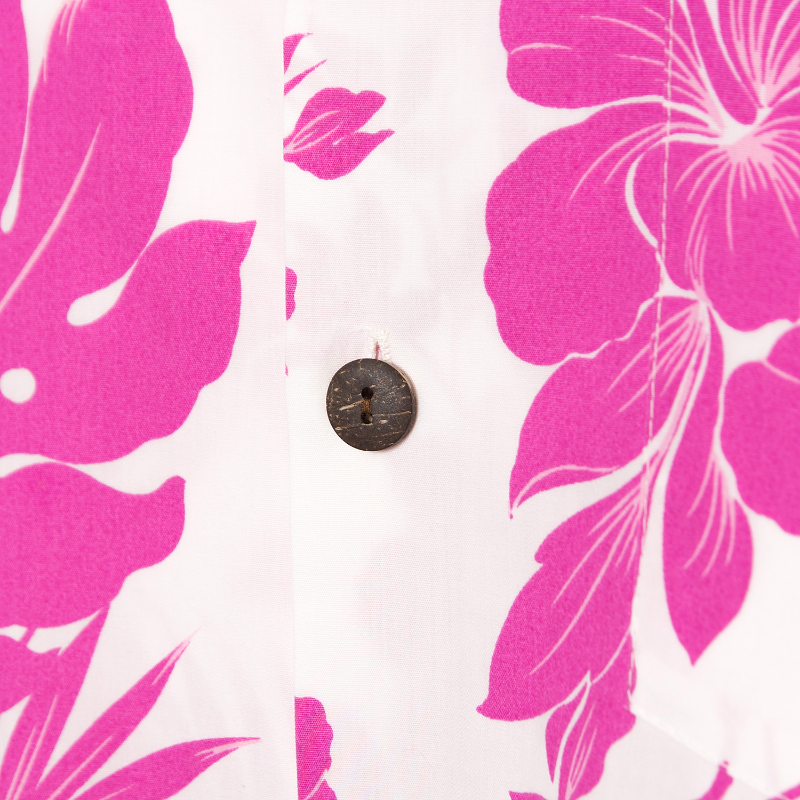 Pink Hibiscus Hawaiian Shirt | Pink - Muumuu Outlet