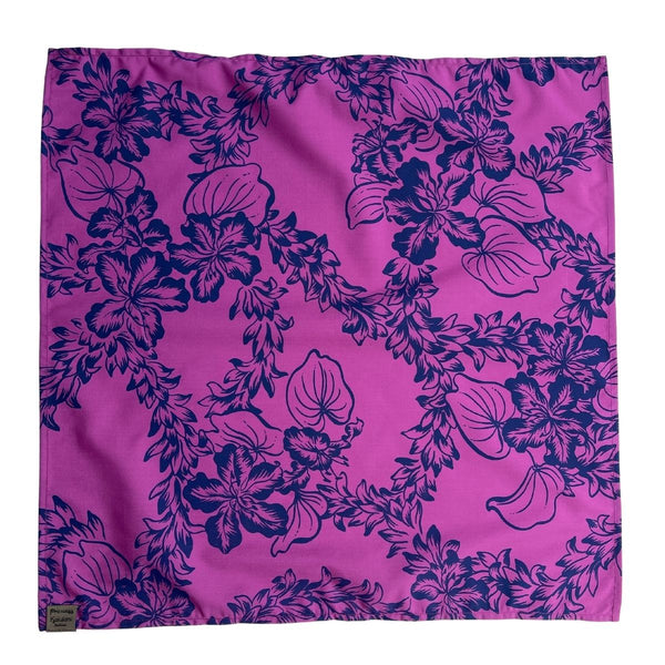Red Purple Monstera and Floral Print Vintage Print Fashion Brand Fabric Wrapping