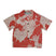 Hibiscus Red and Cream boys shirt