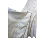 White Beach Wedding Dress in Leaf Print | Baby Ruffle White Dress