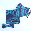 Blue Hawaiian Fabric Face Mask - Muumuu Outlet