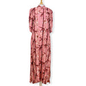 Pink Bamboo Print Dress
