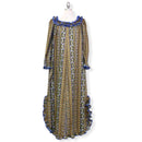 Hawaiian Floral Muumuu Dress |  Blue 6303 6306-1