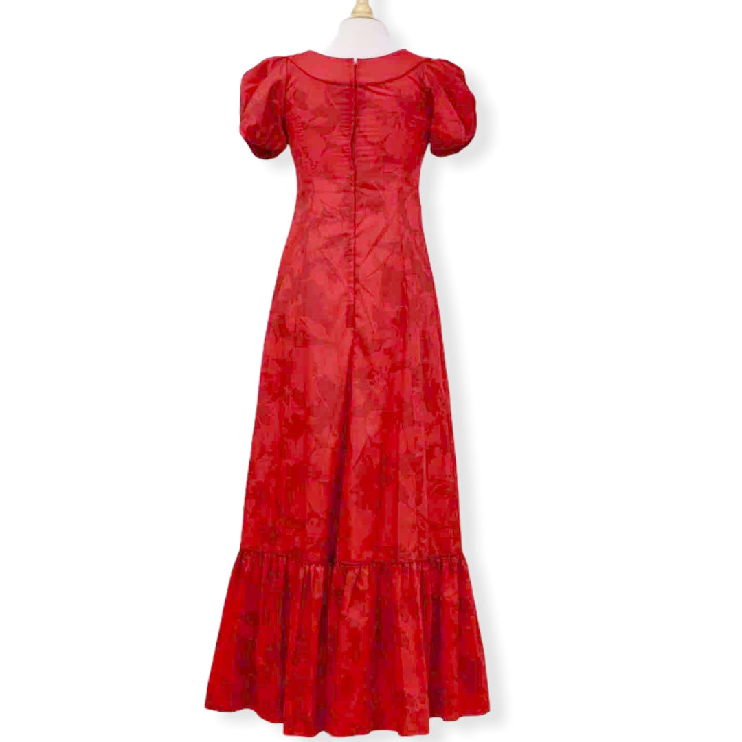 Red Hawaiian Dress From Princess Kaiulani Fashions 992