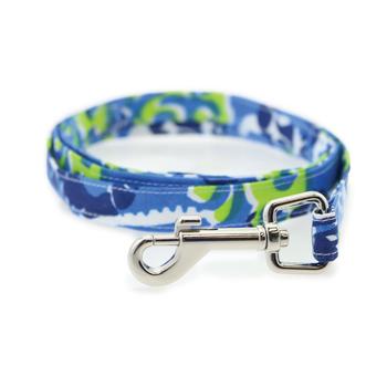 Dog Mesh Harness with Palm Tree | Blue - Muumuu Outlet