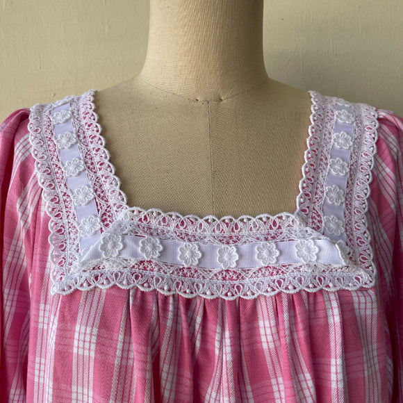 Pink-Palaka-Half-Sleeve-Muumuu-Ribbon-Lace