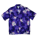 Purple Orchid Floral Print Shirt | Purple-2
