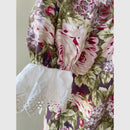 Purple Rose Flower Print Muumuu Dress