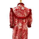Tiare Hibiscus High Neck Style Red Muumuu 8221-3