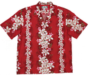 Red Plumeria Hawaiian Shirt-2