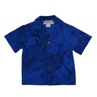 Buy blue Royal Blue and Purple Boy&#39;s Hawaiian Shirt