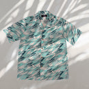 Surfer Camouflage Beach Style Hawaiian Shirt | Green-1