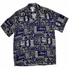 Polynesian Retro Vintage Style Hawaiian Shirt 