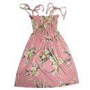 Tube Top Pull-on Styling Girl's Hawaiian Dress-7