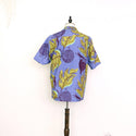 TUTUVI Ulu Print Aloha Shirts | Purple