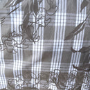 Gray Maile Puakenikeni on Gray Palaka Aloha Shirt - Gray 018-15