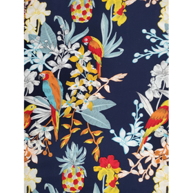 Parrots Vintage Inspired Hawaiian Aloha Shirt | Navy - Muumuu Outlet