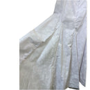 ホワイトクルーネックパフスリーブティアレフラワープリントハワイアンドレス-4