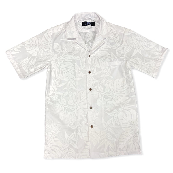 White Hawaiian Shirts | Ohia Lefua