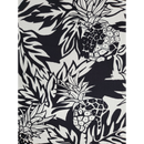 Pineapple Print Hawaiian Shirt | Black - Muumuu Outlet
